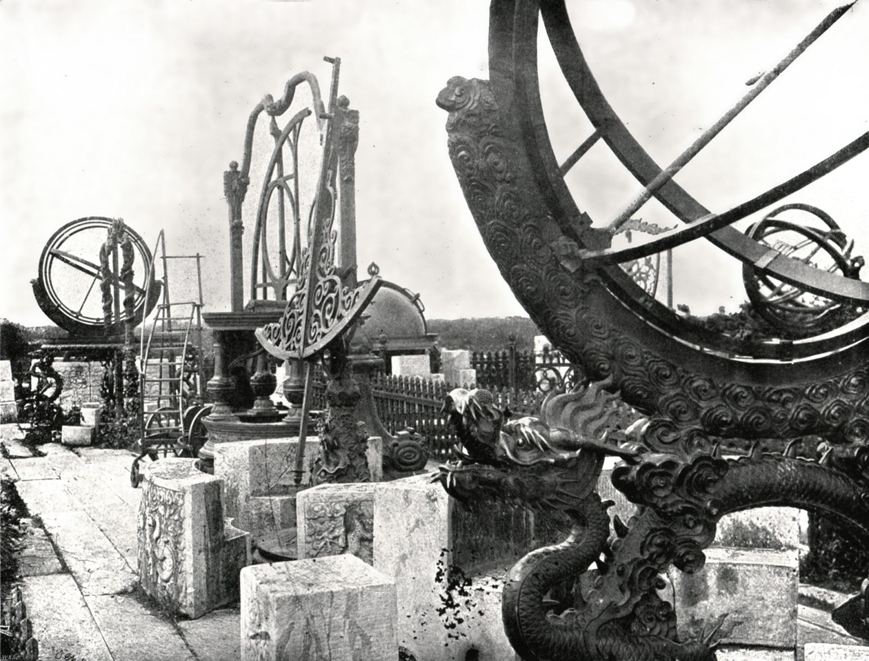 1895年、天文台、北京、中国にあるいくつかの楽器。 作： W and S Ltd