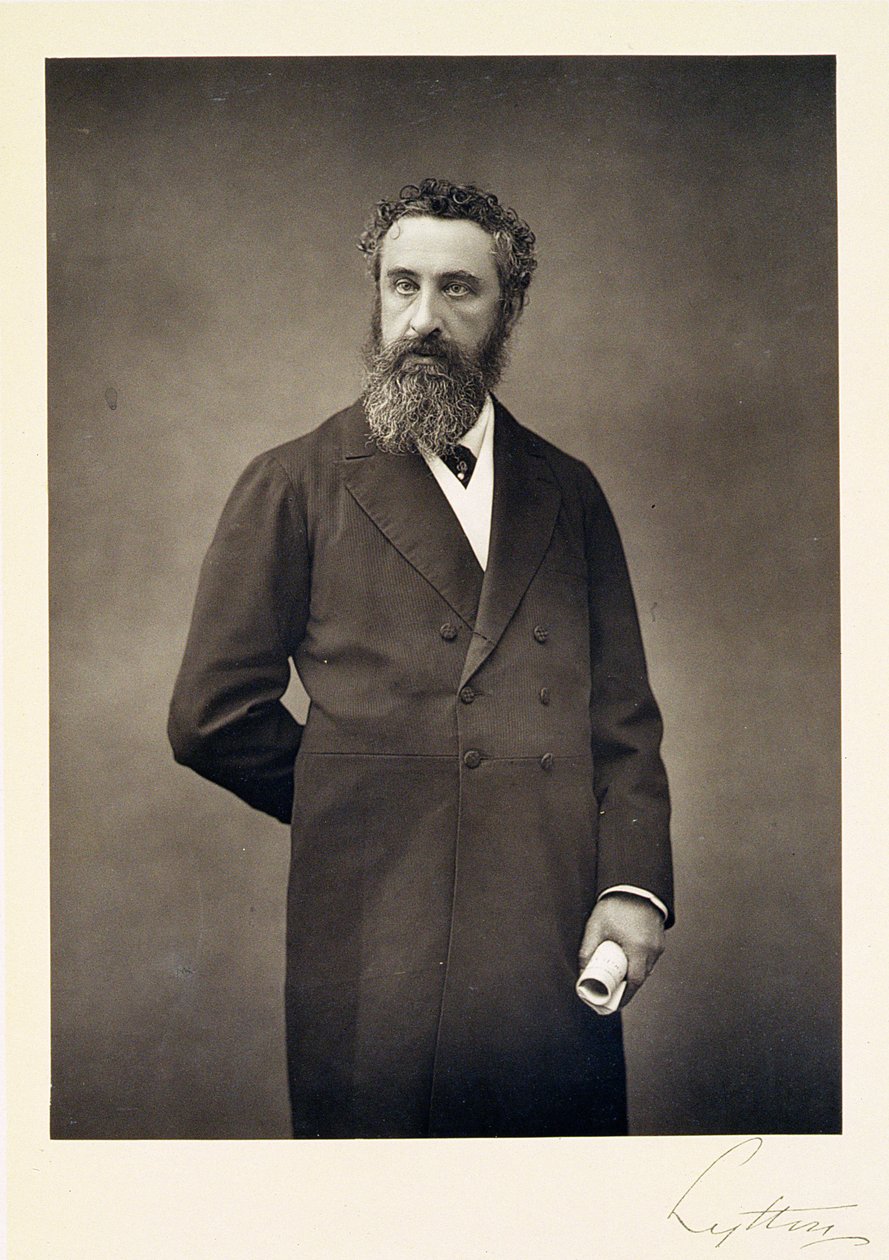 エドワード・ロバート・ブルワー=リットン、初代リットン伯爵（1831-91）の肖像 作： ワレリー・ジェウスキー