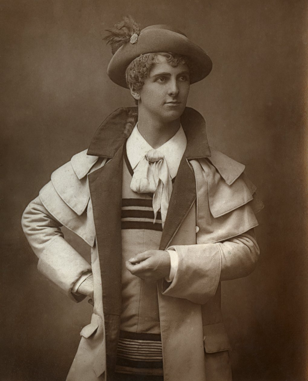 C Hayden Coffin, イギリスの俳優・歌手, 1887年   作： ヴァレリー