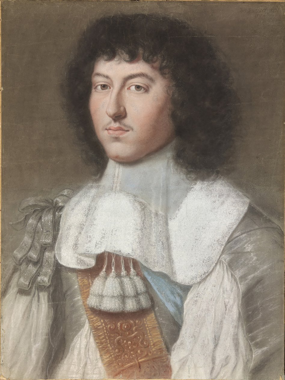 フランス王ルイ14世の肖像（1638年～1715年、1660年）。 作： ウォラントヴァイラント