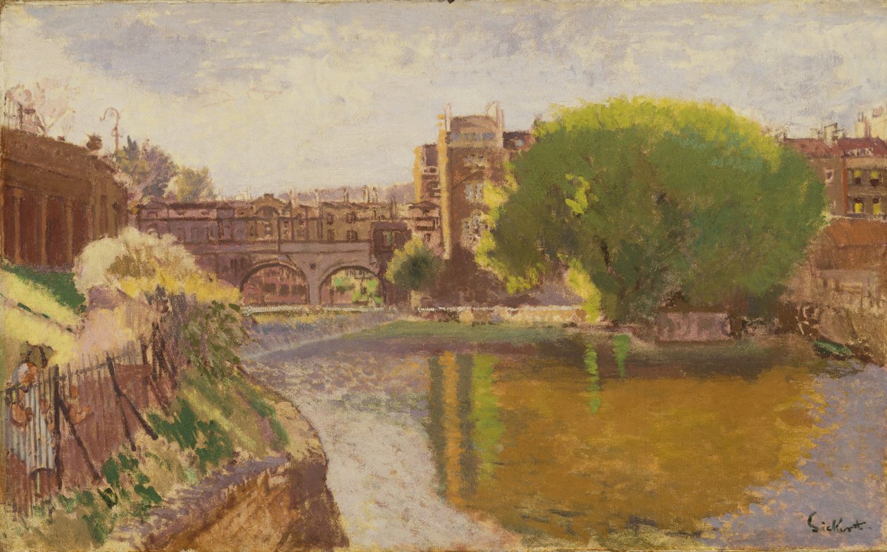 パルトニー橋、バース、1916〜17年頃 作： ウォルター・リチャード・シッカート