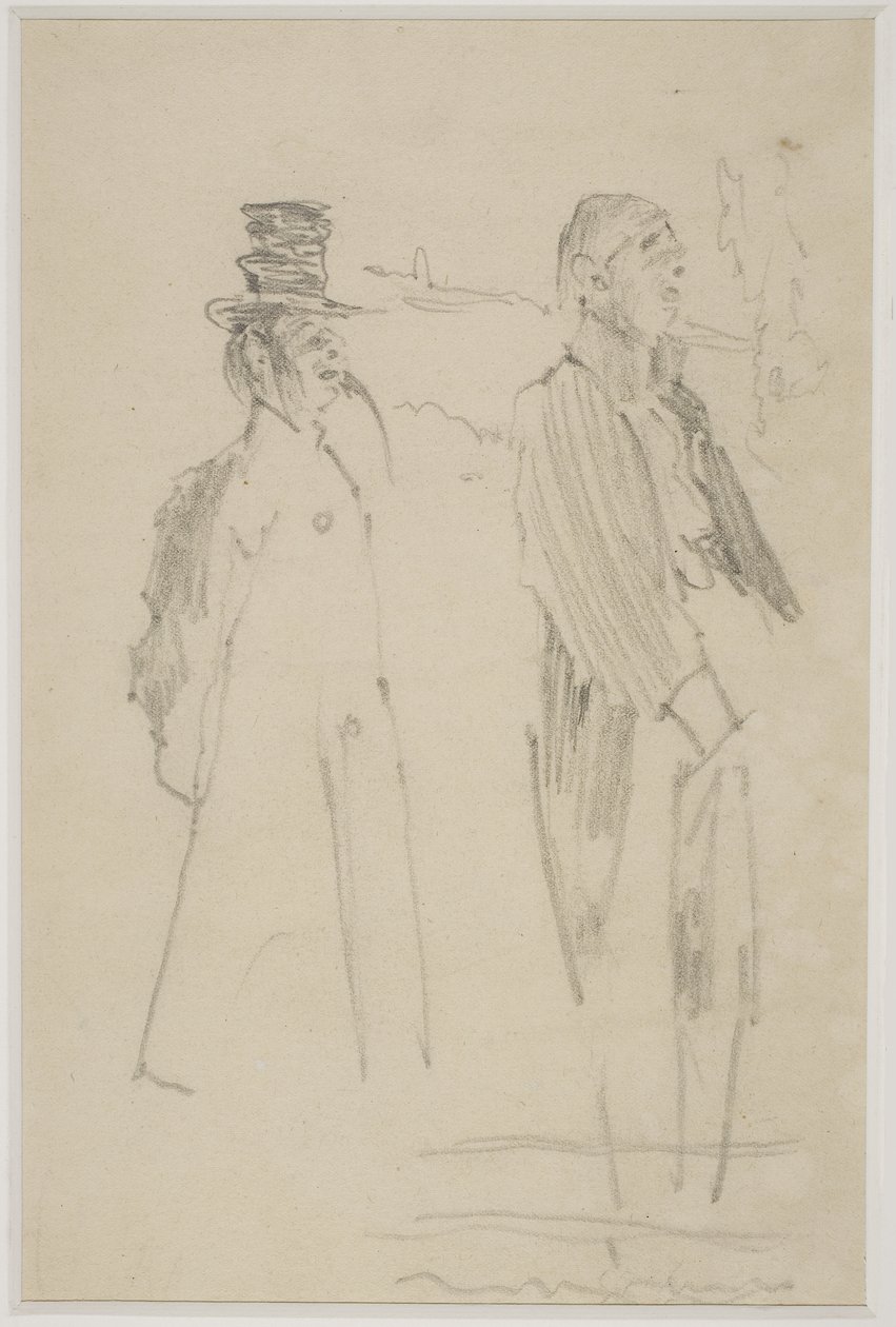2つのVaudeville紳士、c.1888 作： ウォルター・リチャード・シッカート