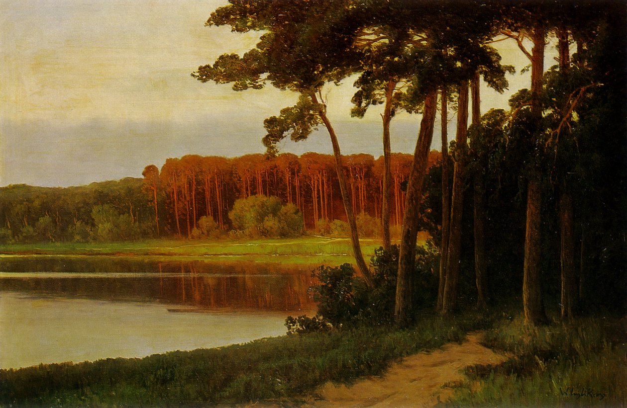 GrunewaldseeまたはSchlachtensee Berlin 作： ウォルター・レイスティコウ