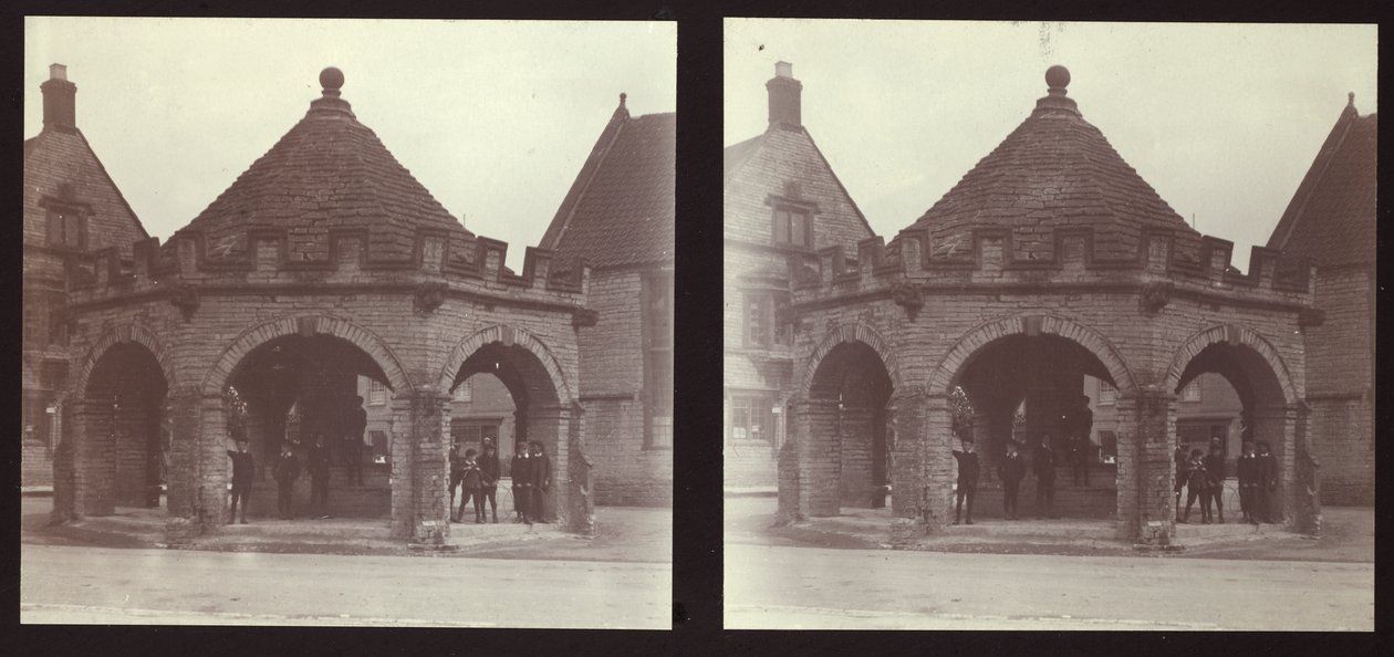 Somerton Market Cross, Market Place, Somerton, South Somerset, Somerset, 1913年。 作： Walter Edward Zehetmayr