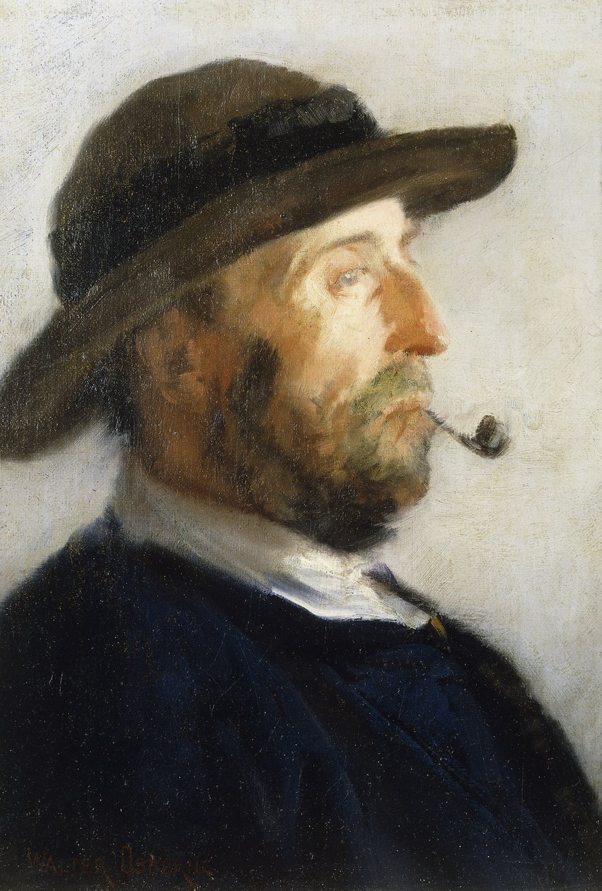 アーティストの肖像、1884 作： ウォルター・フレデリック・オズボーン