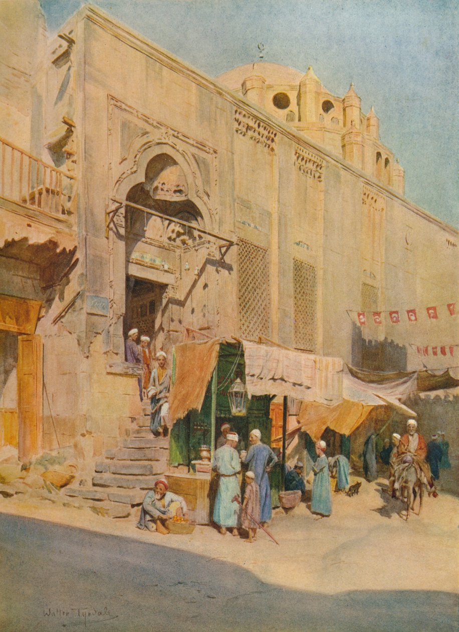 モハメッドベイのモスク、c1905、1912 作： ウォルター・フレデリック・ルーフン・ティンデール