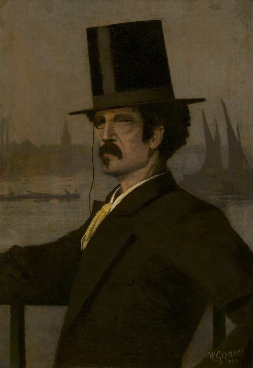 ジェームズ・マクニール・ホイッスラー 1869年 作： ウォルターグリーブ