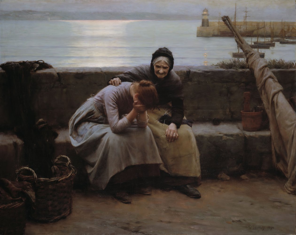 朝が夕になることはないが、心が折れたこともある」（1894年 作： ウォルター・ラングレー