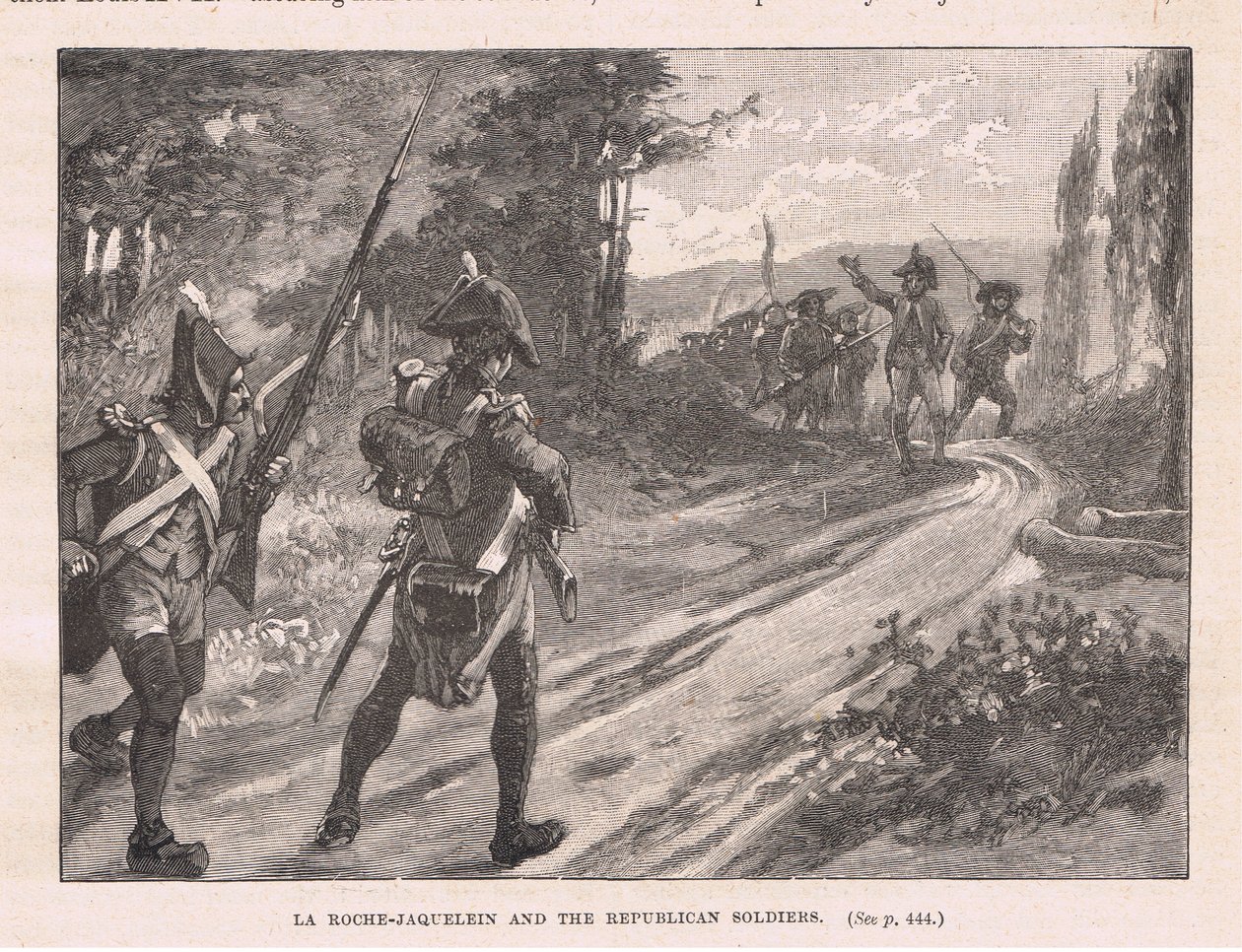 ラロッシュジャケラインと共和党の兵士AD 1795 作： ウォルターパジェット