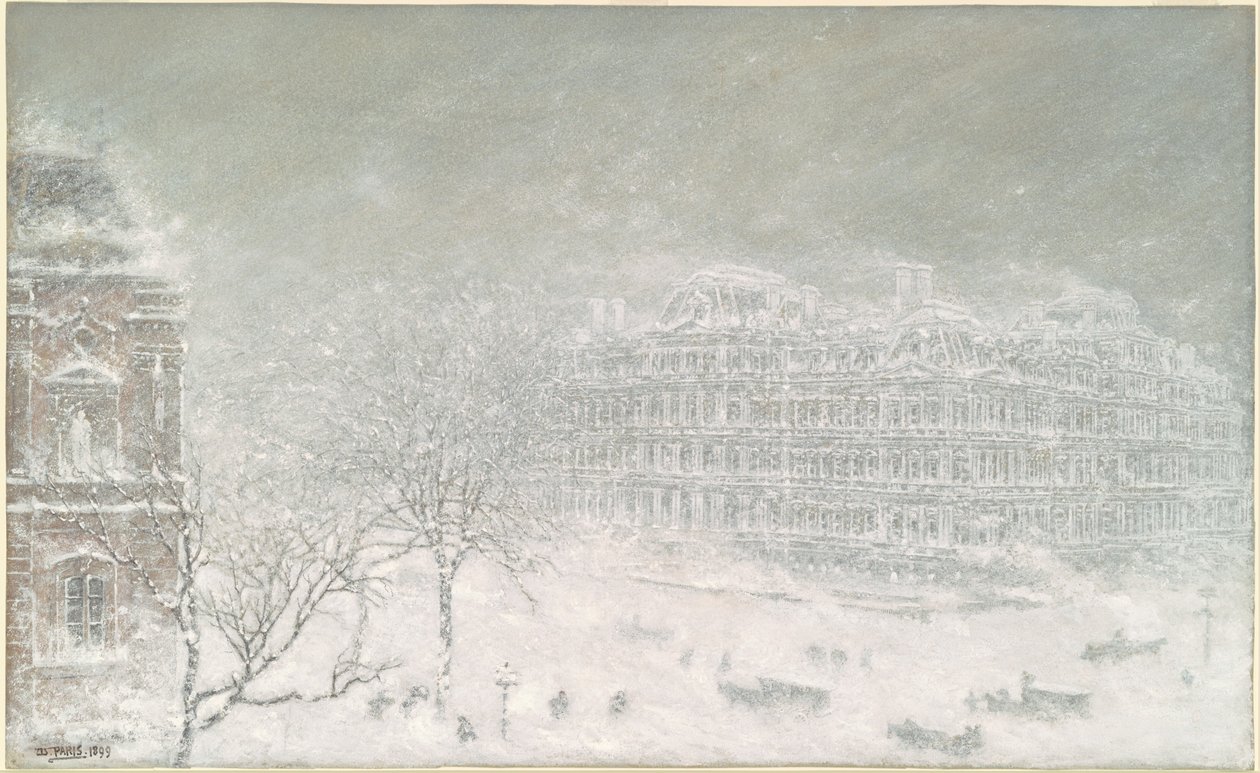 1899年の大吹雪 作： ウォルターパリ