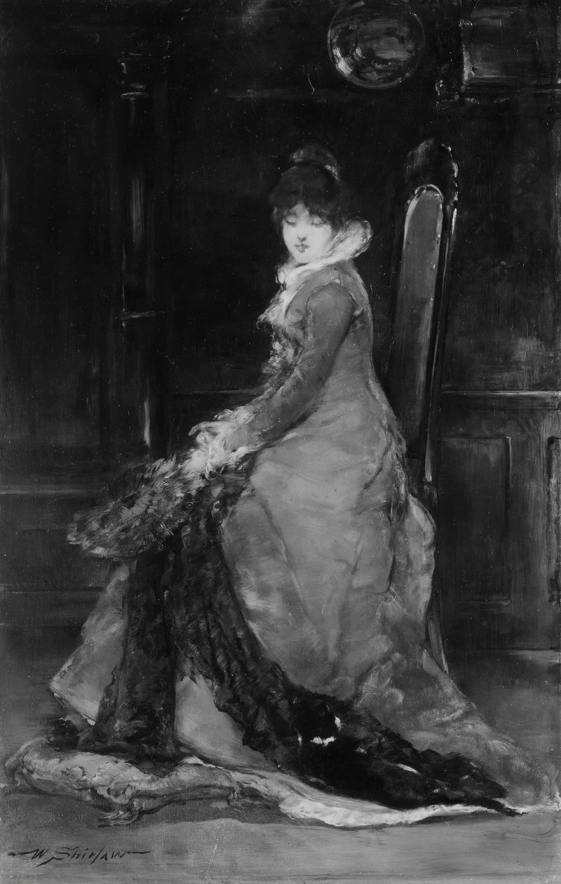 いたずら、1870年。 作： ウォルター・シャーロウ