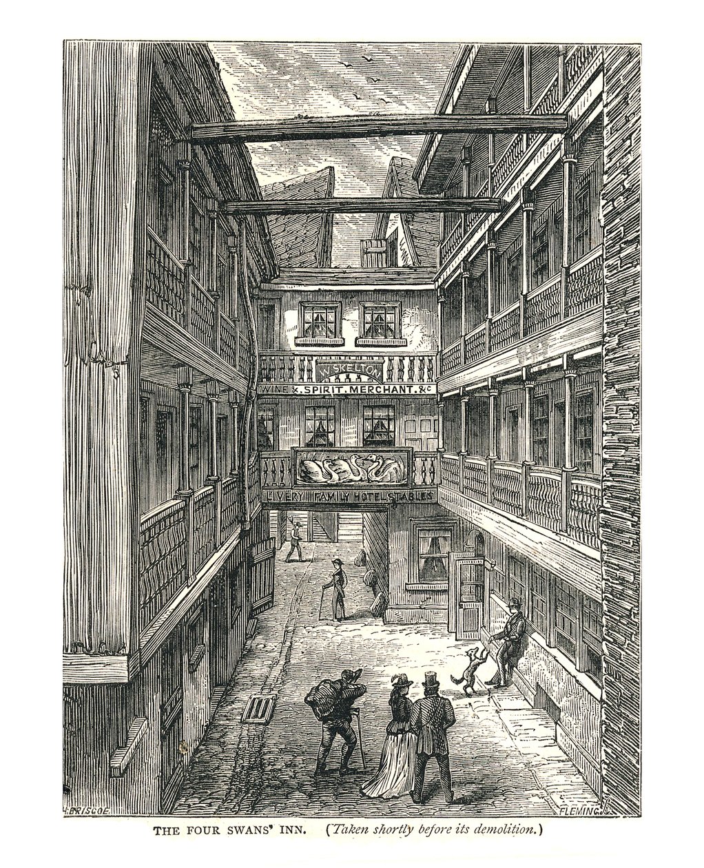解体直前のフォースワンズイン、1878 作： ウォルター・ソーンベリー