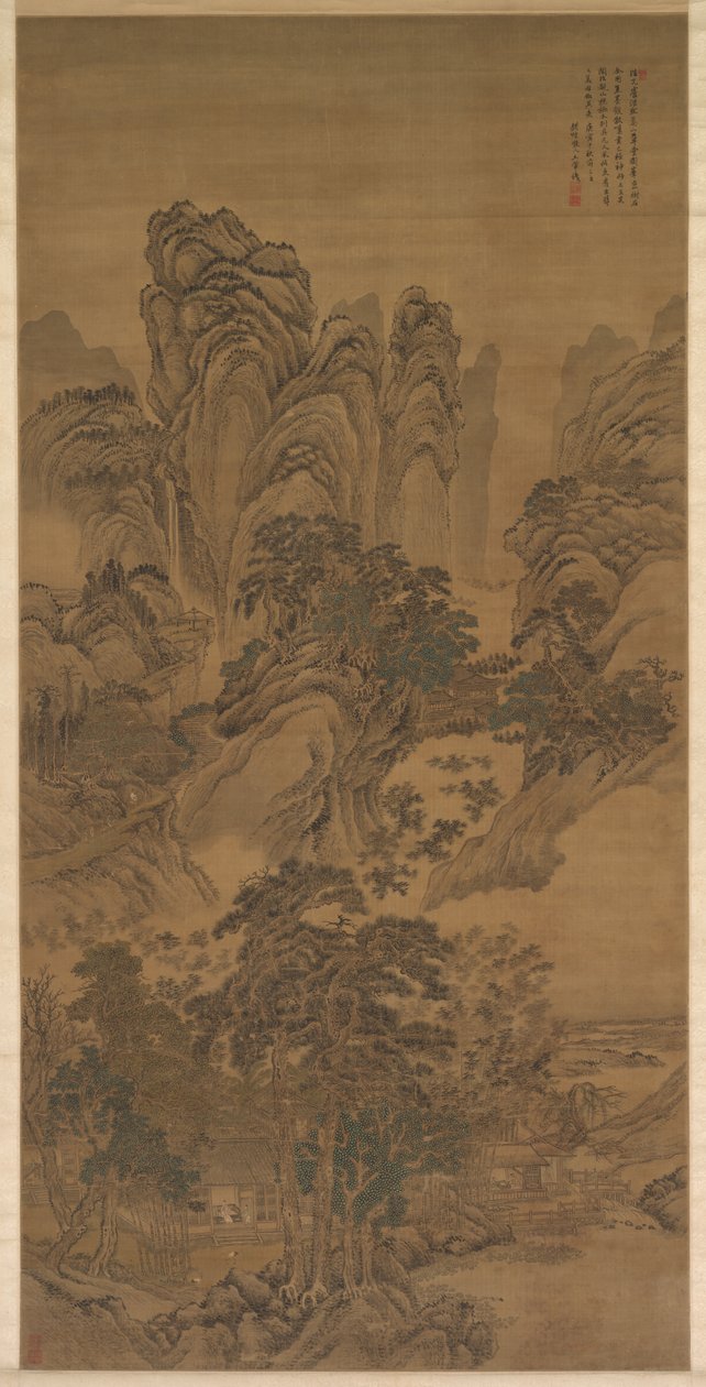 風景、1632-1717。 作： 王Hu