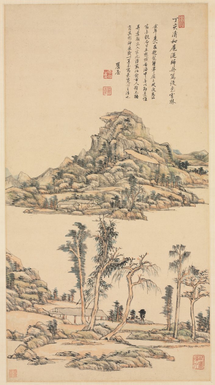 二斬の色彩風景 作： 王元旗