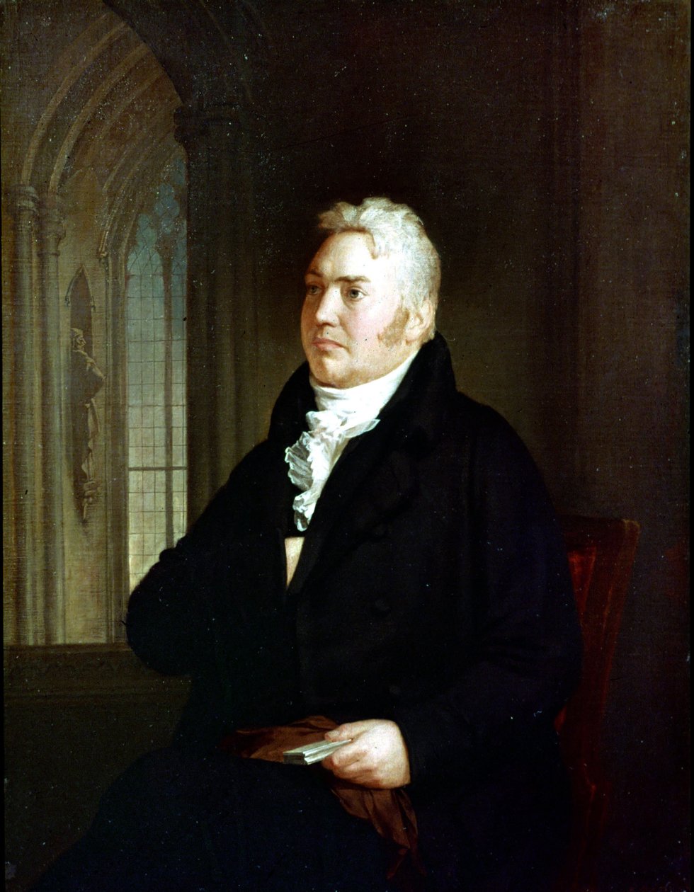 サミュエル・テイラー・コールリッジ（1772 - 1834）の肖像。ワシントン・オールストン（1779～1843）の作品とされる絵画 作： ワシントンオールストン