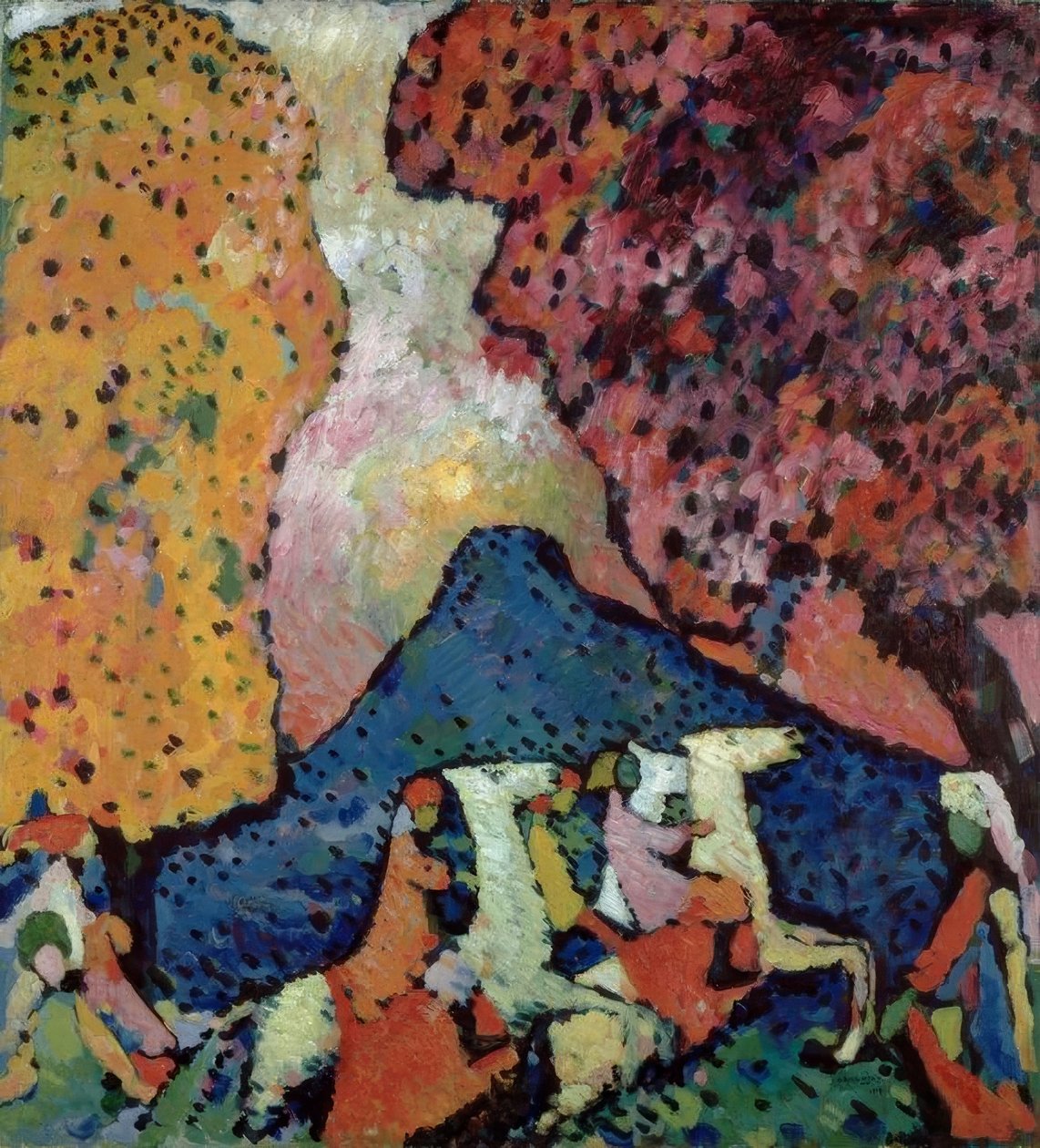 青い山 作： ワシリー・カンディンスキー