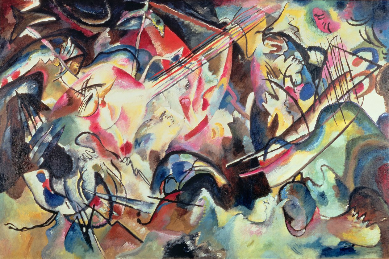 組成No.6、1913 作： ワシリー・カンディンスキー