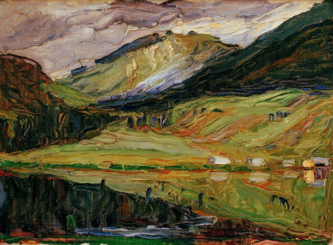 Spitzingsee 作： ワシリー・カンディンスキー