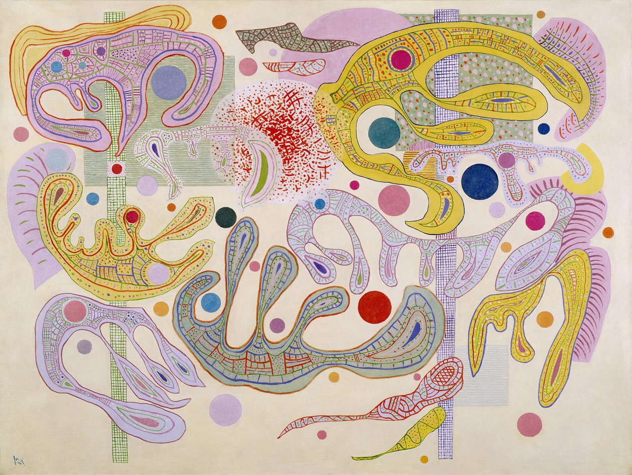 Capricious Forms Formes capricieuses、1937 作： ワシリー・カンディンスキー