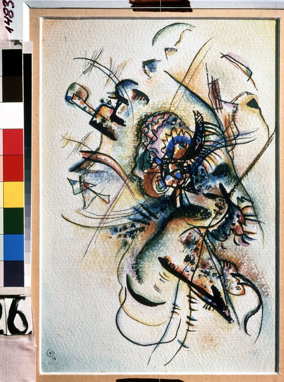 「コンポジション」ヴァシリー・カンディンスキー（またはワシリー・カンディンスキーまたはカンディンスキー）の絵画 作： ワシリー・カンディンスキー