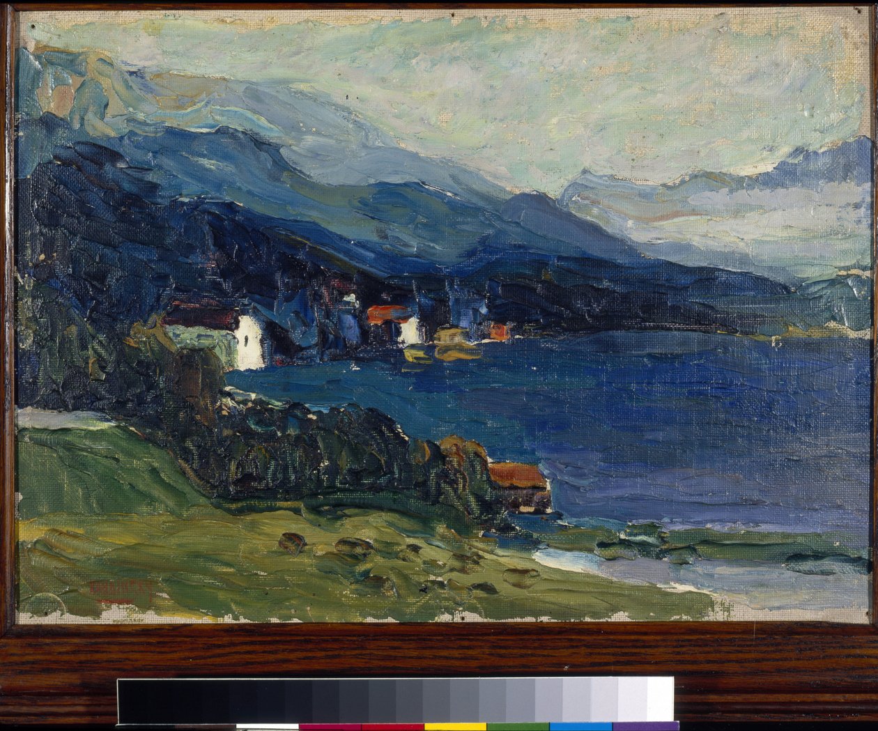 "Lac Kochel" Peinture de Vassily Kandinsky (ou Wassily Kandinski ou Kandinskij) 作： ワシリー・カンディンスキー