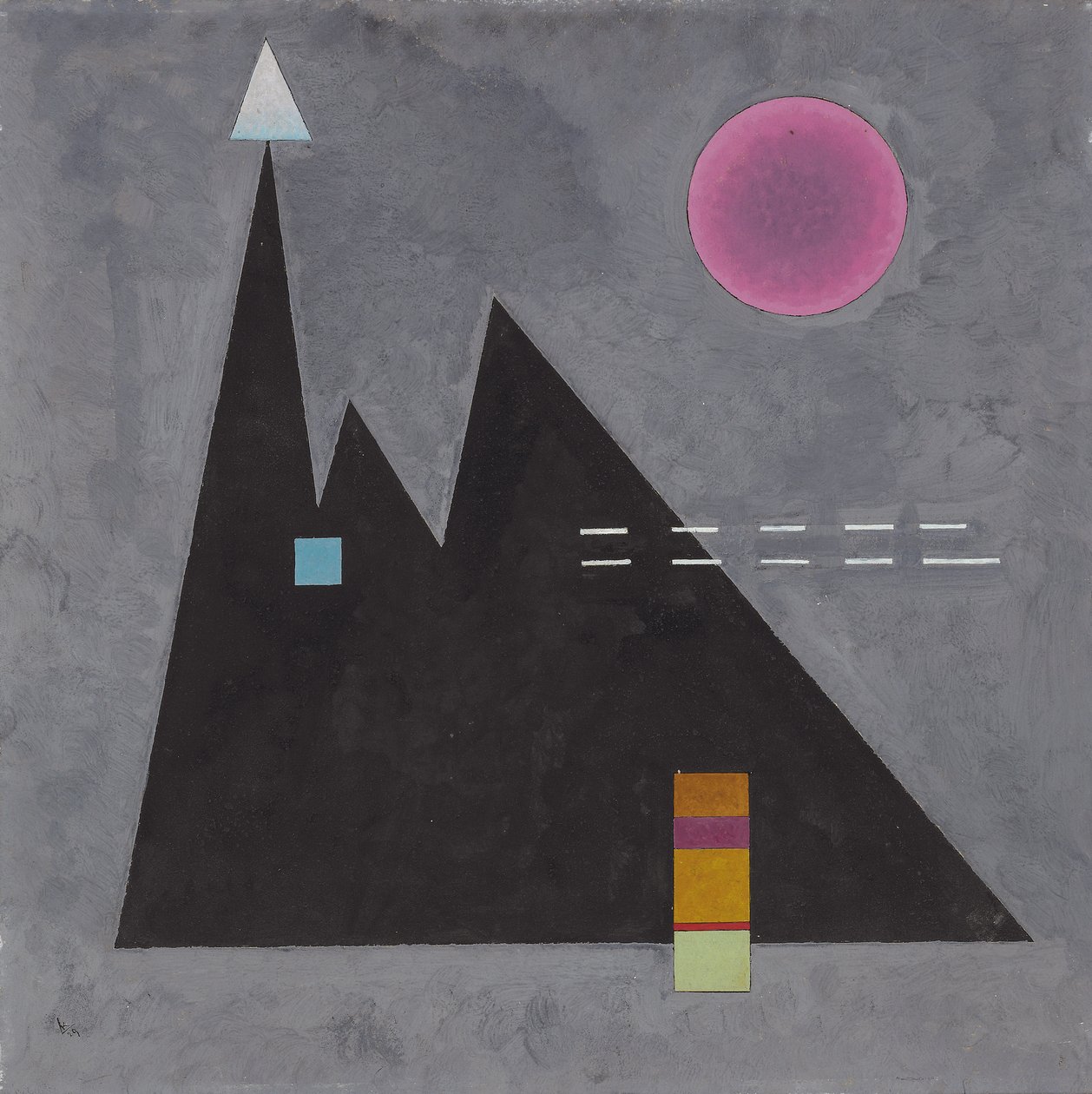 Scharf im Dumpfen von Wassily Kandinsky: Kunstdruck kaufen