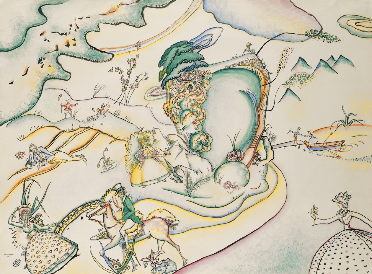 ささいなことIII;バガテレンIII 作： ワシリー・カンディンスキー