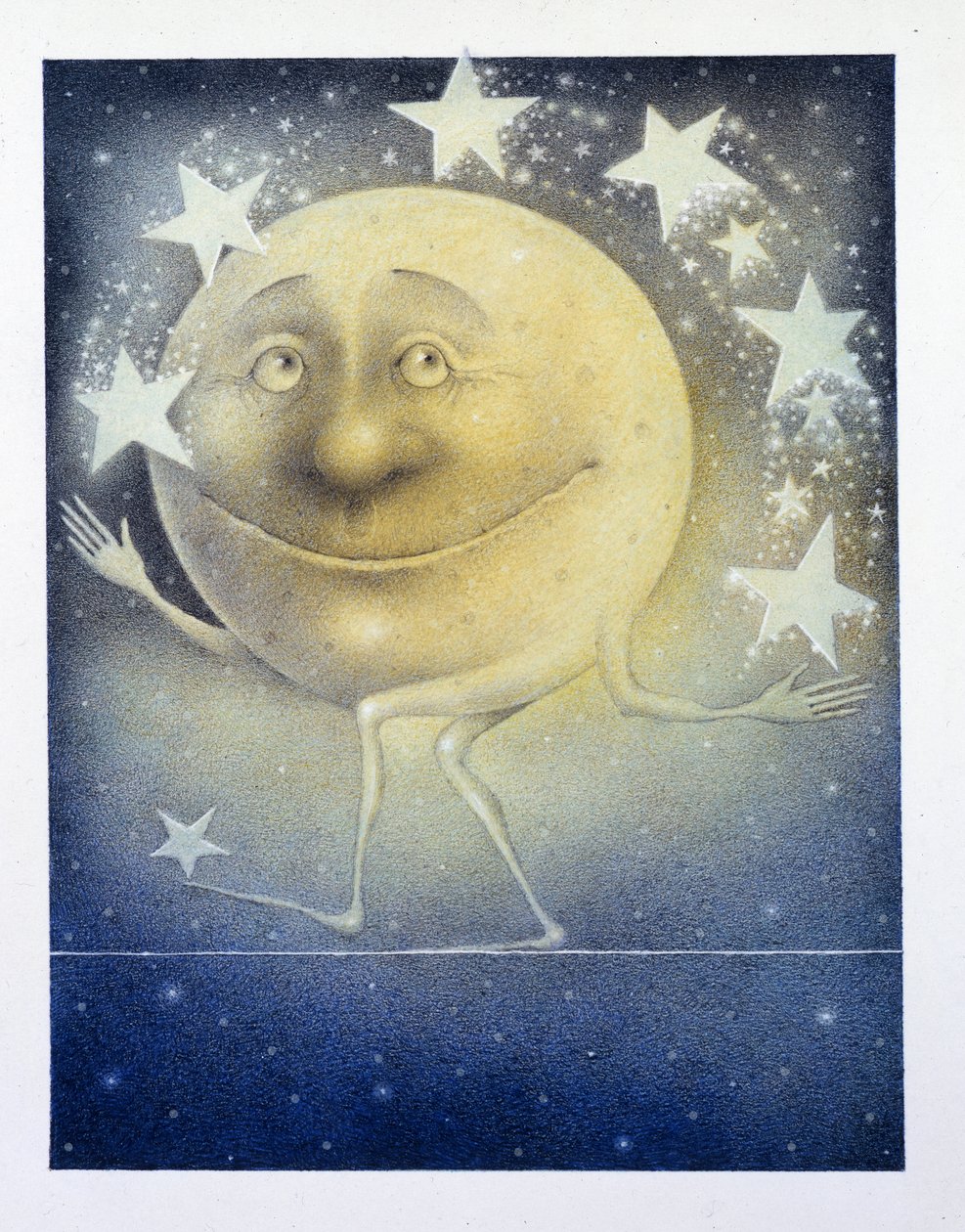 夜の星を操る月 作： ウェイン・アンダーソン