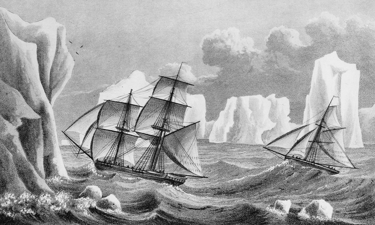 ジェーンとカッターのボーフォイ、1825年 作： ウェッデル