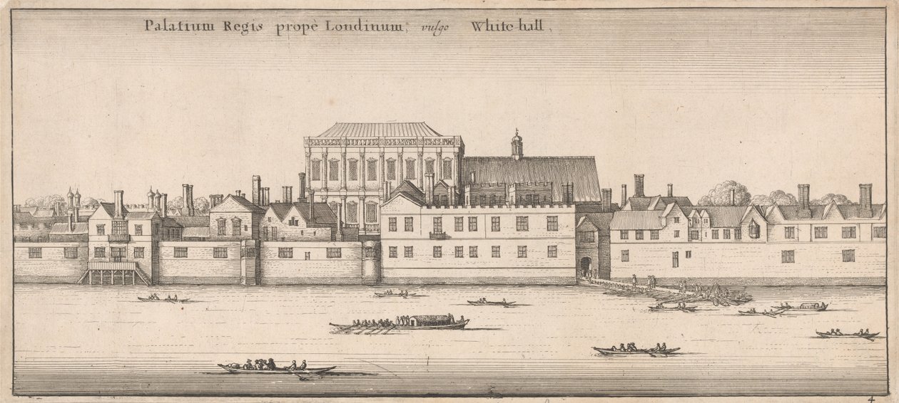 一般的に、ロンドンの王宮、WHITEHALL 作： ヴァーツラフ・ホラー
