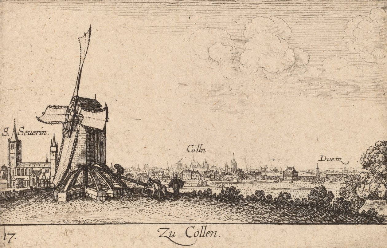 ケルン、1635年。 作： ヴァーツラフ・ホラー