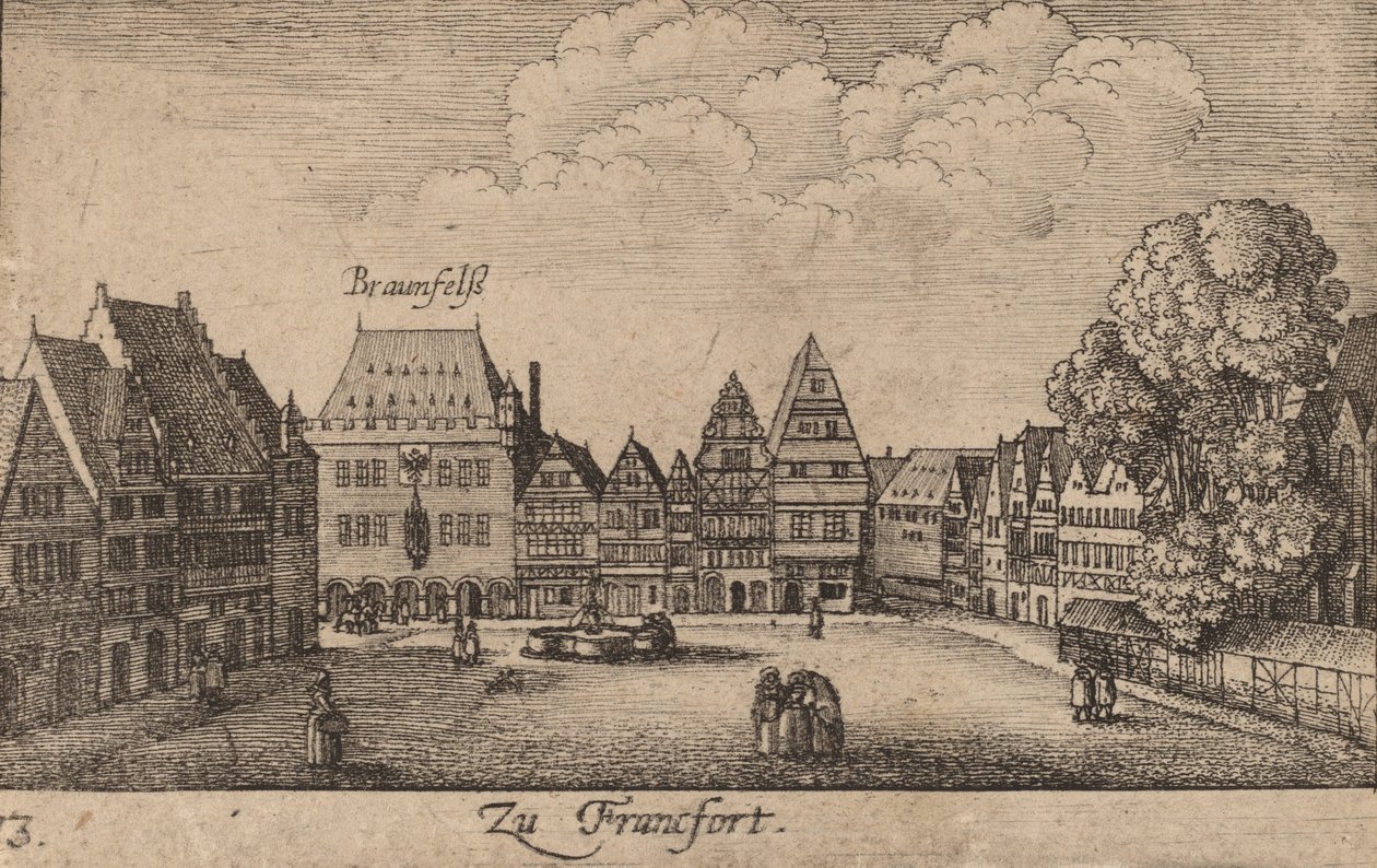 フランクフルト、1635年。 作： ヴァーツラフ・ホラー
