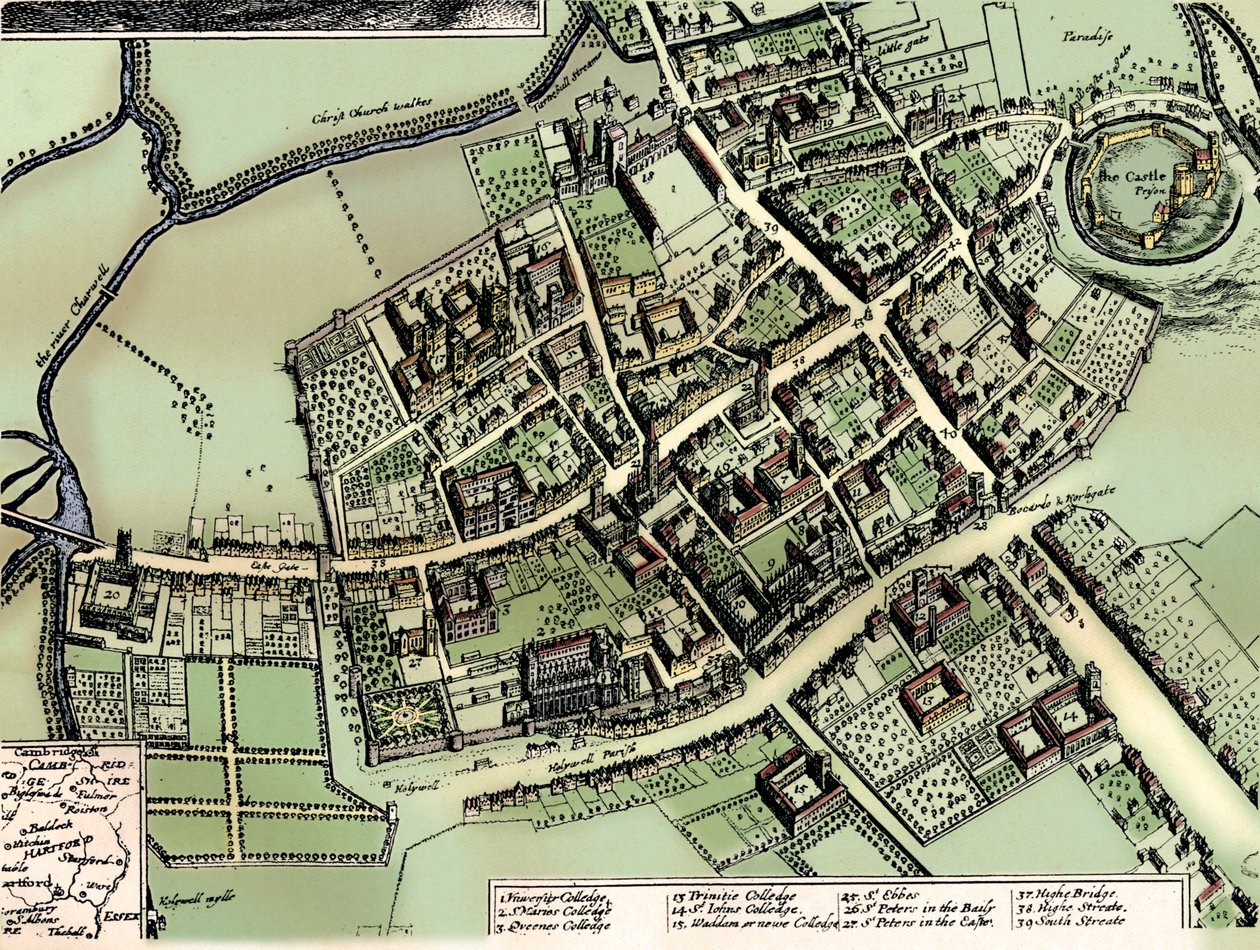 オックスフォードのホラーズ計画、c1643 作： ヴァーツラフ・ホラー