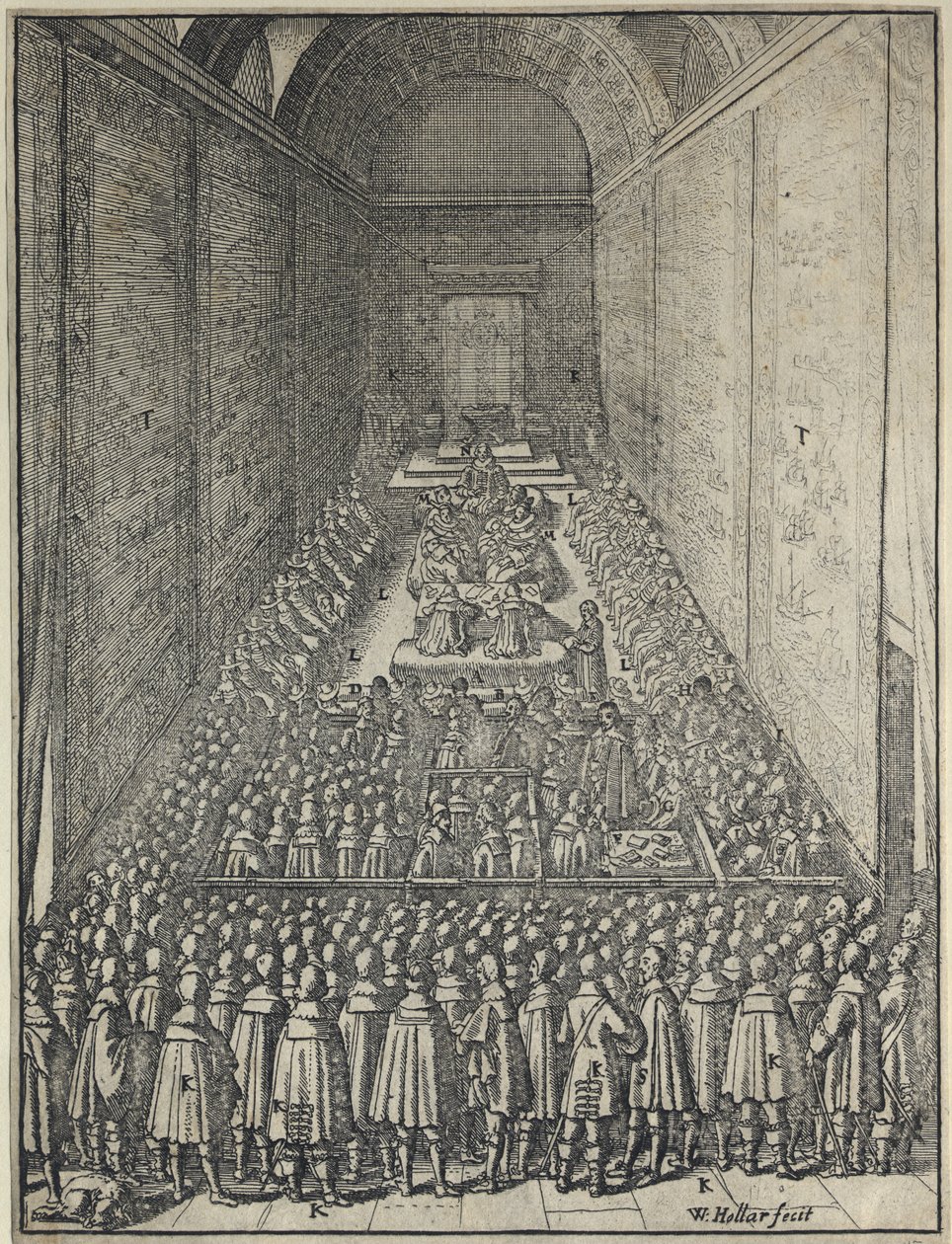 House of Lords, Palace of Westminster in London, c.1650 (etching)   1461630   ja       japanese Successfully Translated  Original: Upon the Aare between Unterseen and the Lake of Brientz Translat: Upon the Aare between Unterseen and the Lake of Brientz 144 作： ヴァーツラフ・ホラー