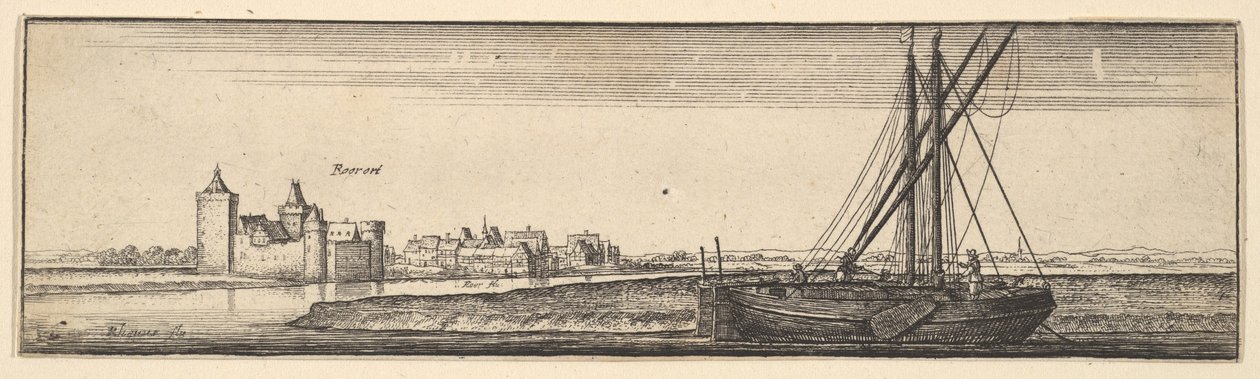 Ruhrort、1642-44。 作： ヴァーツラフ・ホラー
