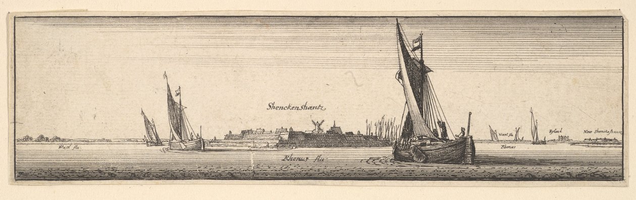 Schanzenschanz、1642-1644。 作： ヴァーツラフ・ホラー