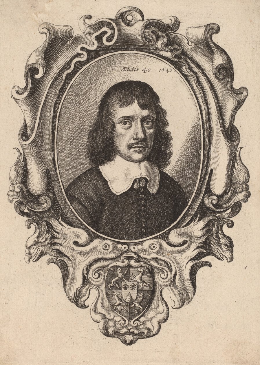 自画像、1647年。 作： ヴァーツラフ・ホラー