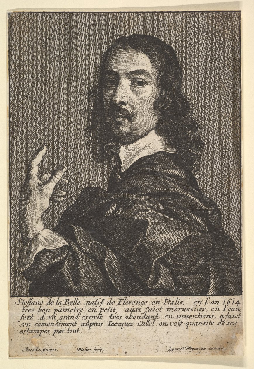 ステファノデッラベラ、1649年。 作： ヴァーツラフ・ホラー