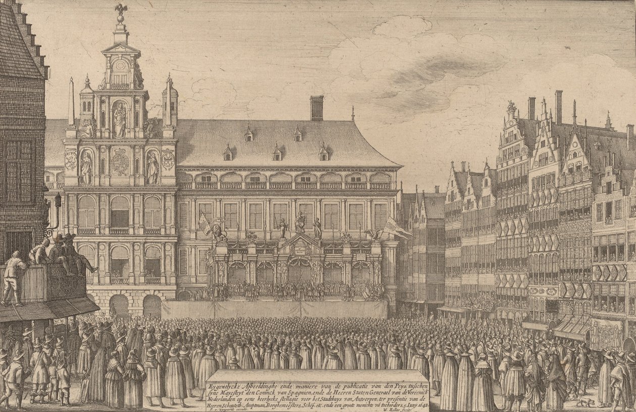 1641年、マンスターの平和。 作： ヴァーツラフ・ホラー