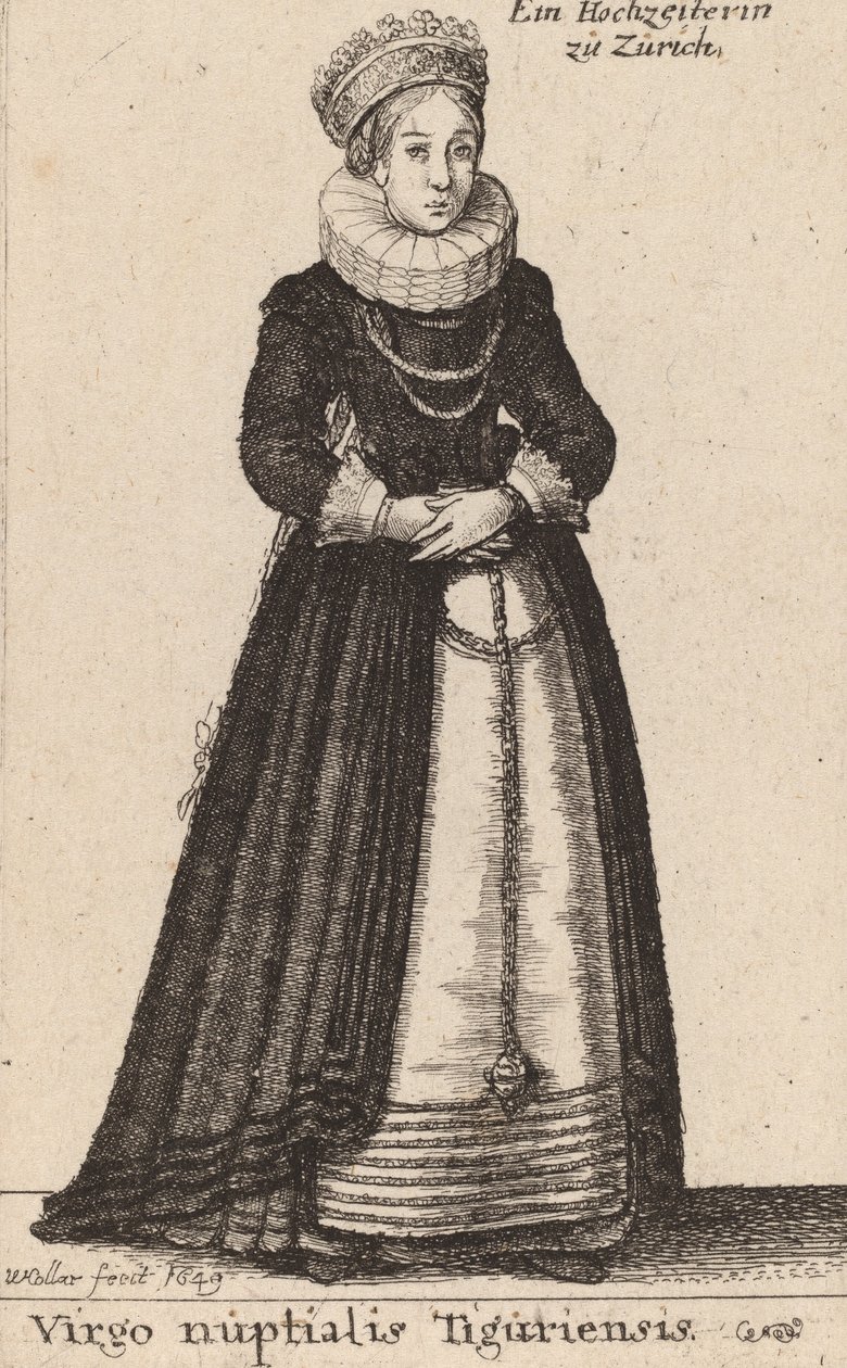 Virgo Nuptialis Tiguriensis, 1649年。 作： ヴァーツラフ・ホラー