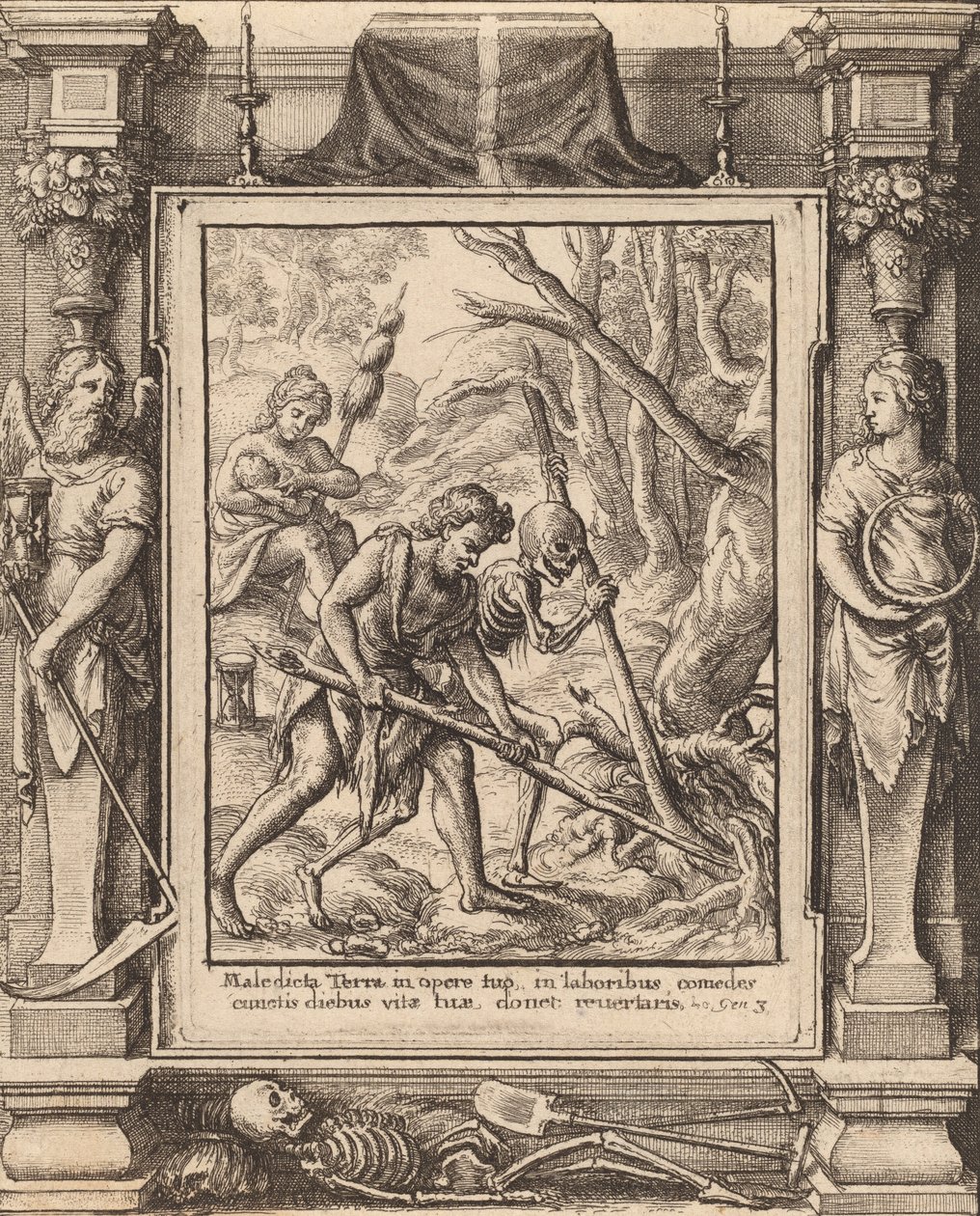 When Adam Delved, 1651. 作： ヴァーツラフ・ホラー