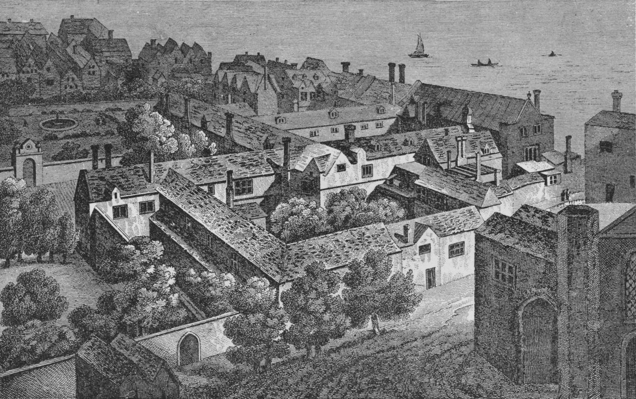 ウィンチェスターハウス、サザーク、1649年頃、聖救世主の塔、1812年、1912年 作： ヴァーツラフ・ホラー
