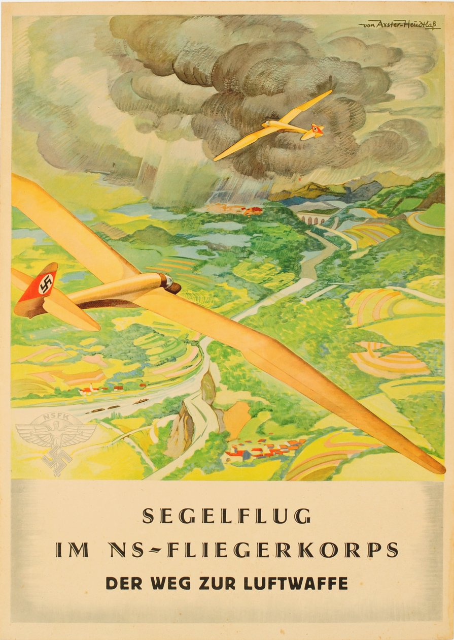 National Socialist Flyers Corps - Luftwaffe への道、1940 年代初頭。 作： Werner von Axster Heudtlass