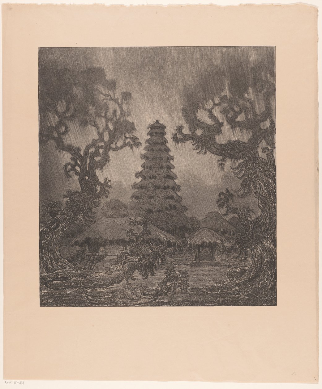 雨の塔 雨の神殿 (原題) 作： Wijnand Otto Jan Nieuwenkamp