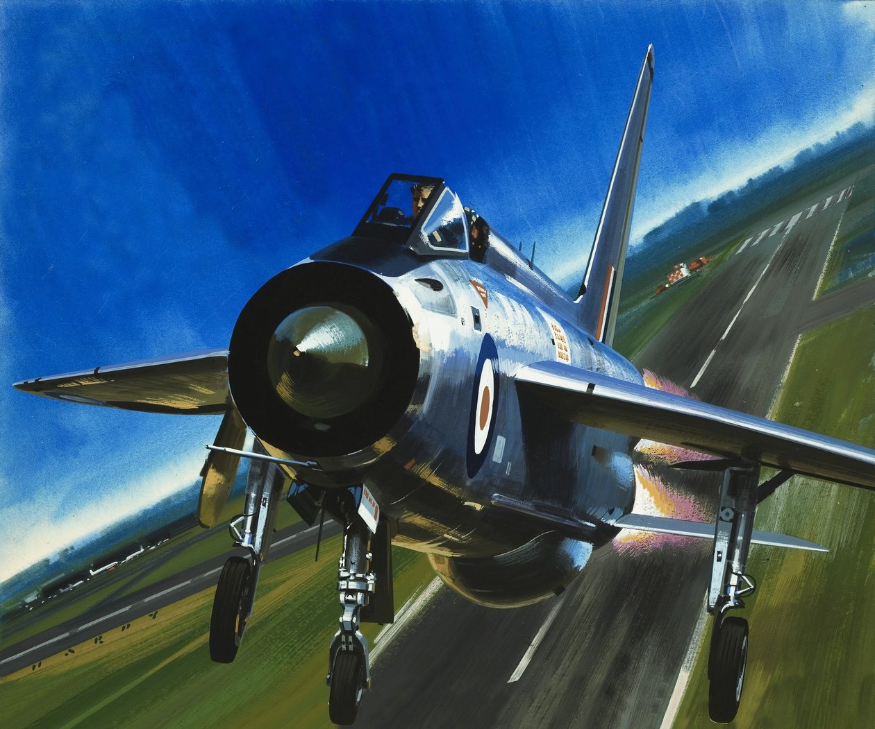 人間と機械暴走する戦闘機 作： ウィルフ (20 世紀) ハーディ