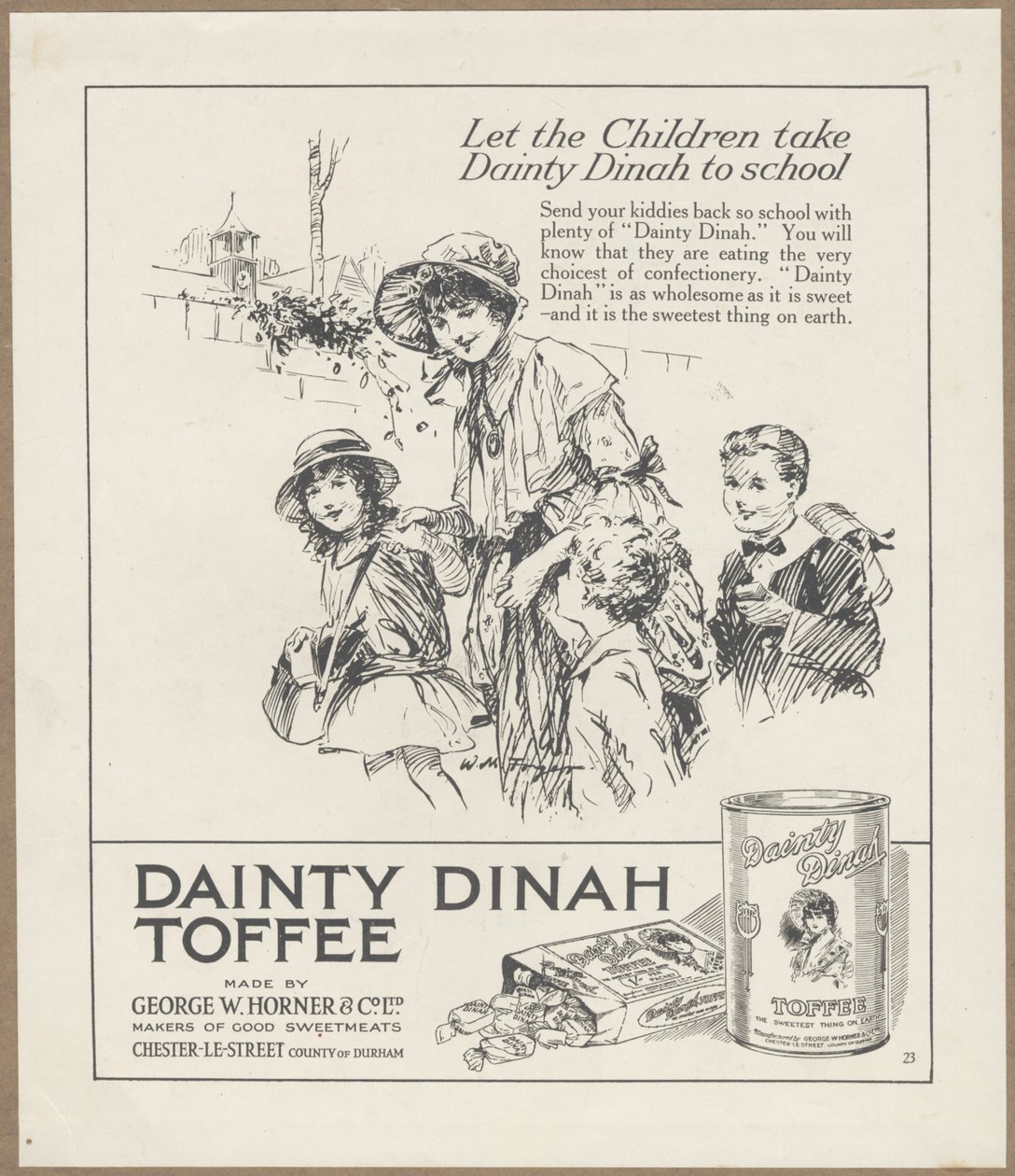 Dainty Dinah Toffee, c.1920 作： ウィルフレッドフライヤー