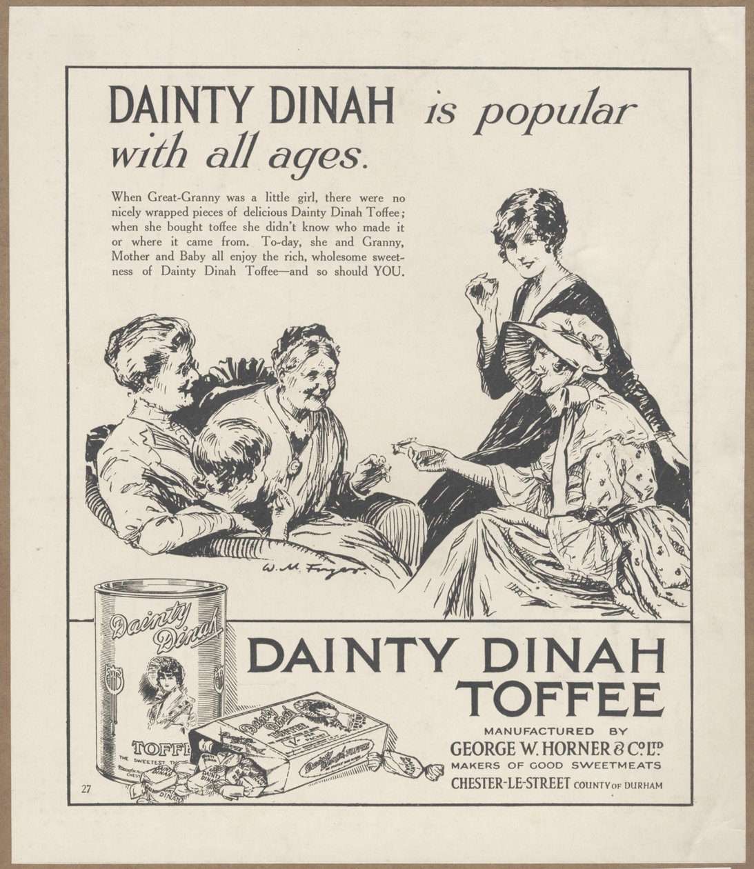 Dainty Dinah Toffee, c.1920 作： ウィルフレッドフライヤー