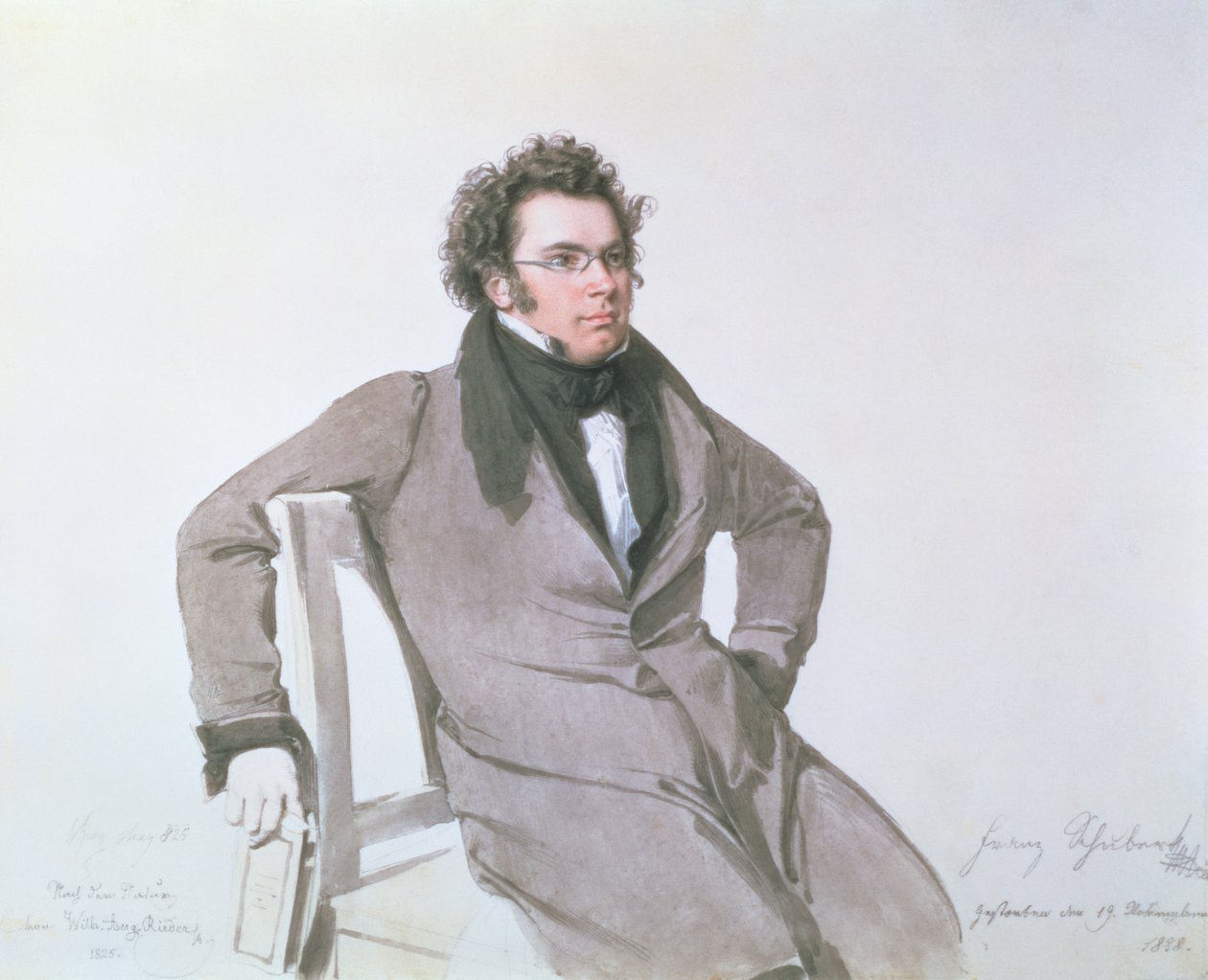 フランツ・シューベルト（1797-1828）、1825 作： ウィルヘルム・アウグスト・リーダー