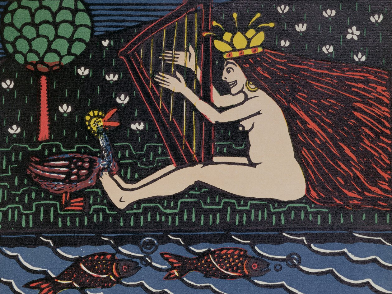 魔女、1900年頃（印刷） 作： ウィルヘルム・ラーゲ
