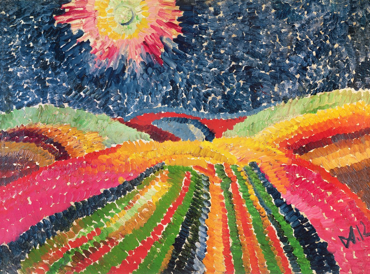 The Path、1912年（ダンボールに油彩） 作： ウィルヘルム・モルグナー